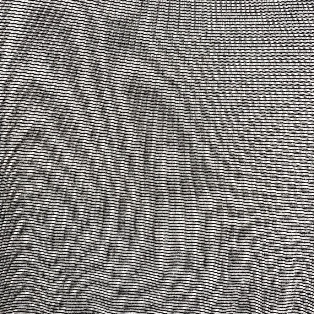 Amadi Anthropologie Midi Dress Bodycon Gray Jersey Knit Striped Women's XS - Image 5