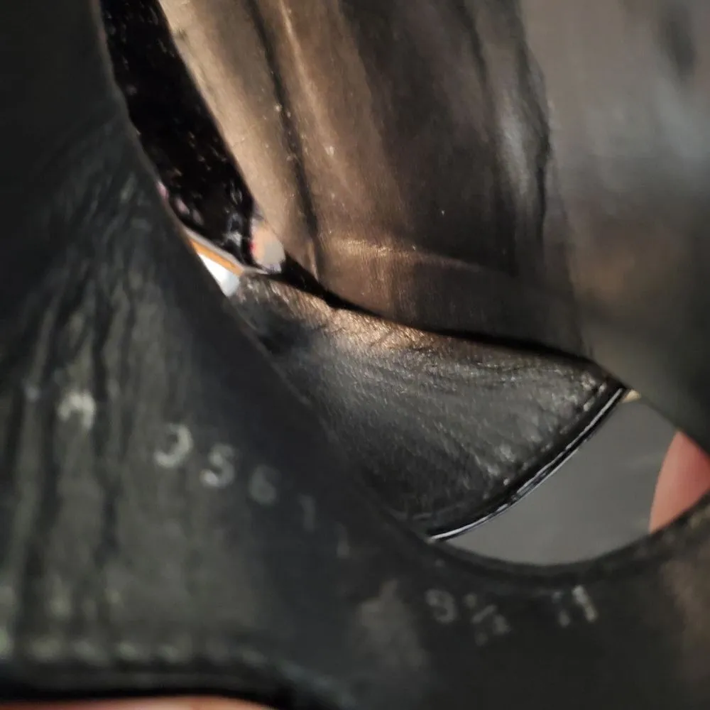 Stuart Weitzman Black Patent Leather Heels (9.5) - Image 7