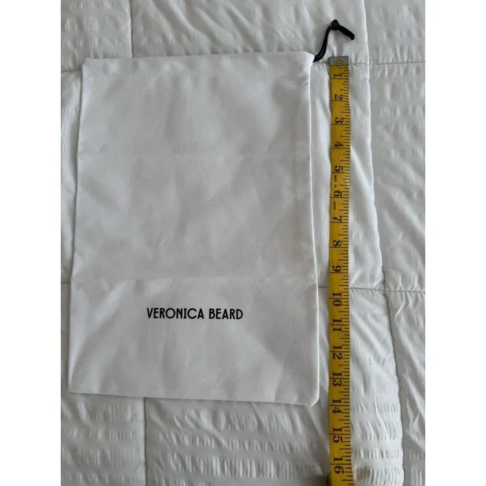 Veronica Beard Dust Bag White Logo Shoe Bag Carrier Storage - Image 3