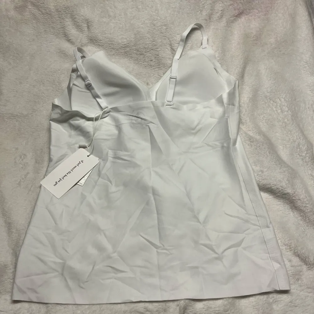 Artdear White Compression Camisole With Built In Bra Size L - Image 2