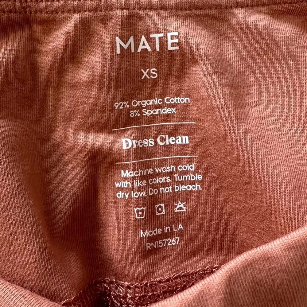 NWT MATE the Label Rose Organic Stretch Legging - Size XS - Image 3