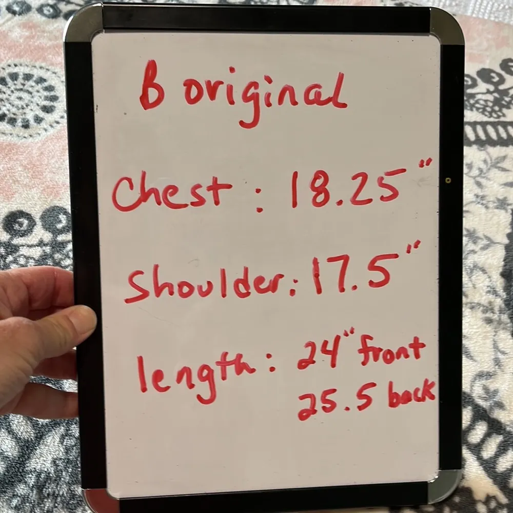 White Top Short Sleeve B Original Raw Hem Solid Oversized XS Womens - Image 13