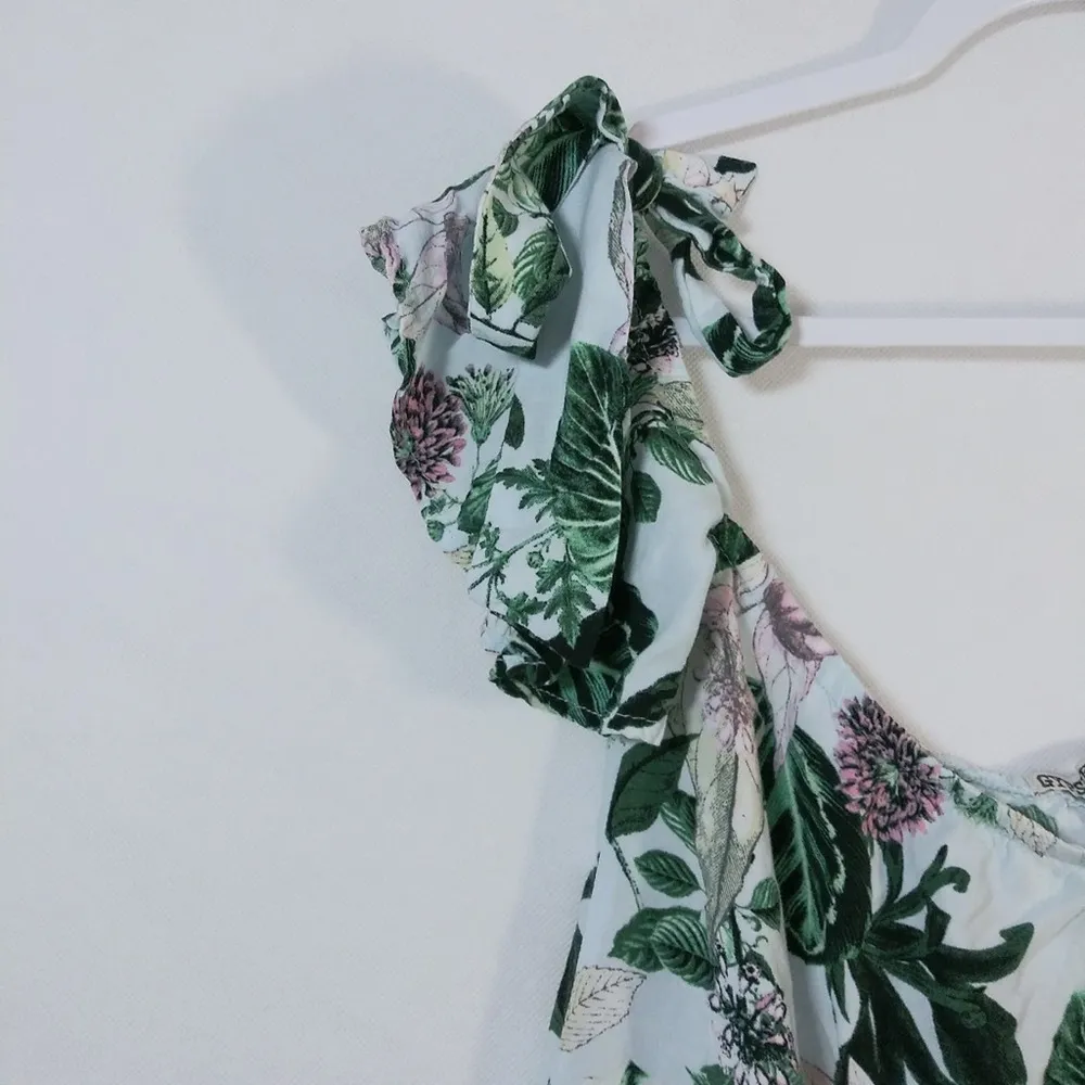 Gypsies & Moondust Womens Tie-Sleeve Off the Shoulder Blouse Size Small - Image 5