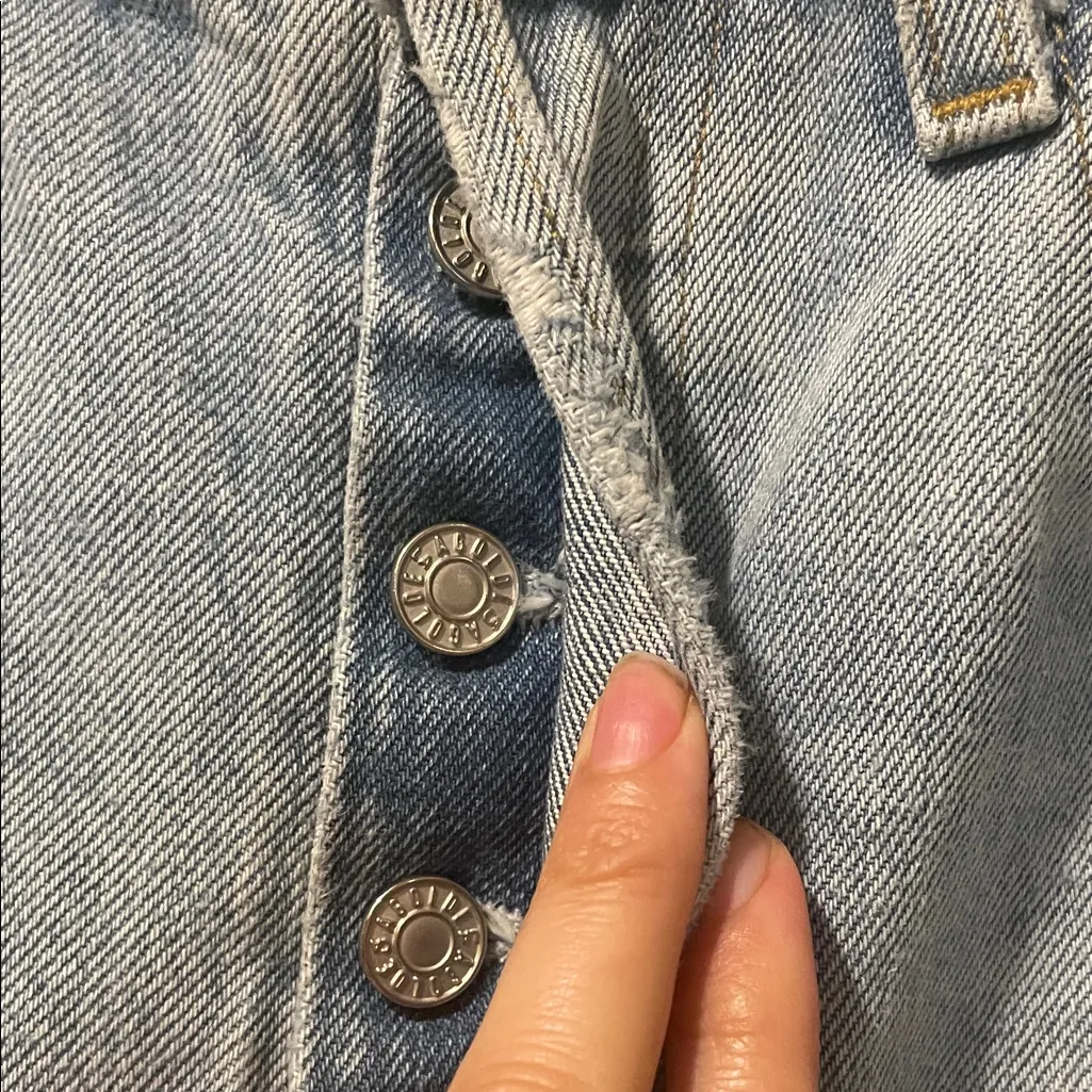 Women’s Agolde Riley High Rise Straight Crop Jeans in Clear Skies - Image 5