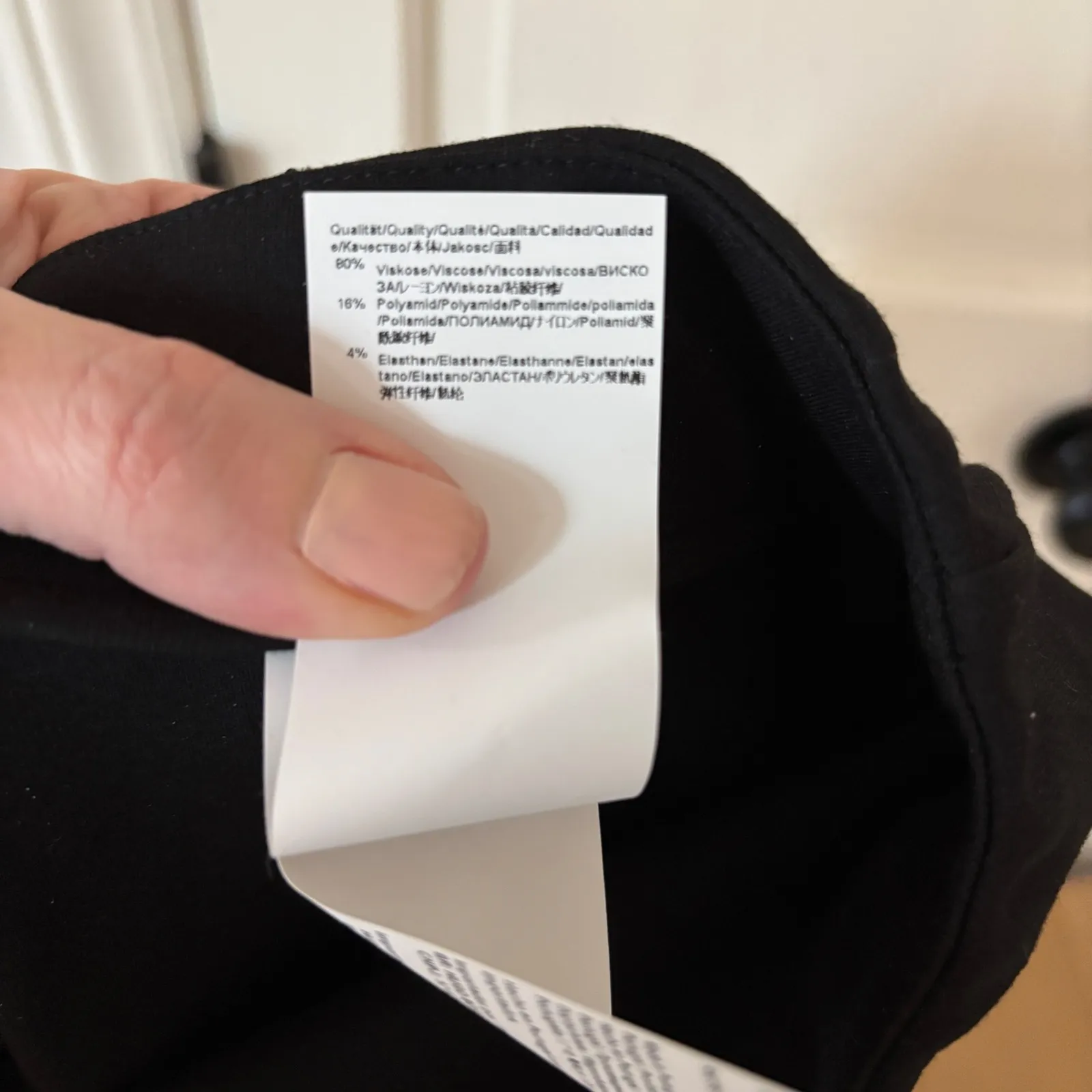 Hugo Boss Tashani Zip Hem Ankle Pants Black Size Medium Pull On Ponte Stretch - Image 15