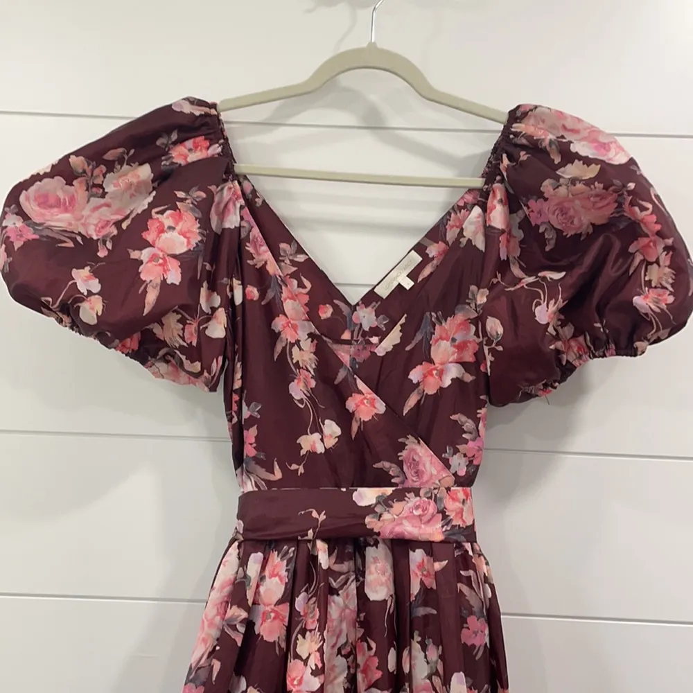 LOVESHACKFANCY Ida Maxi Dress in Oxblood Size 4 - Image 5