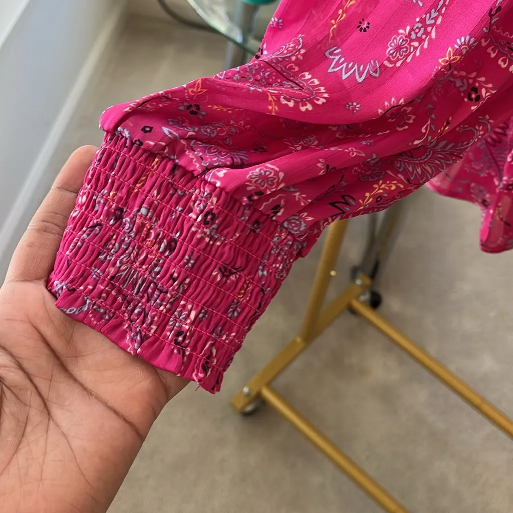 Maison de Amelie blouse Pink Size L - Image 7