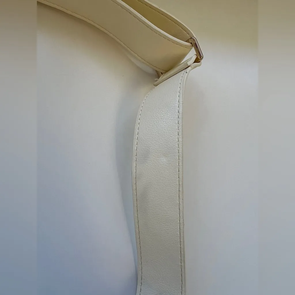 Zara Cream Crossbody Purse Bag Gold Bohemian - Image 11