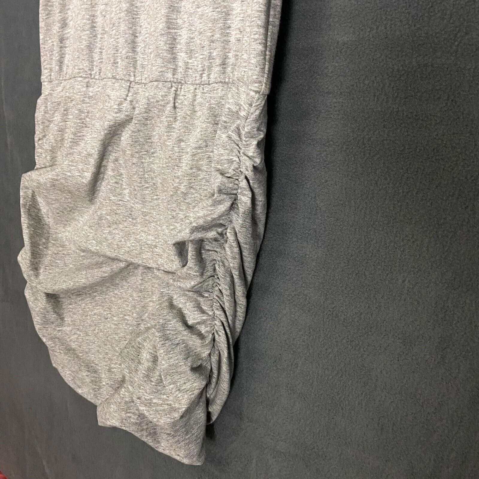 Cabi Dress Medium Everyday Ruched Gray Stretch Tank Mini Casual Minimalist Tank - Image 3