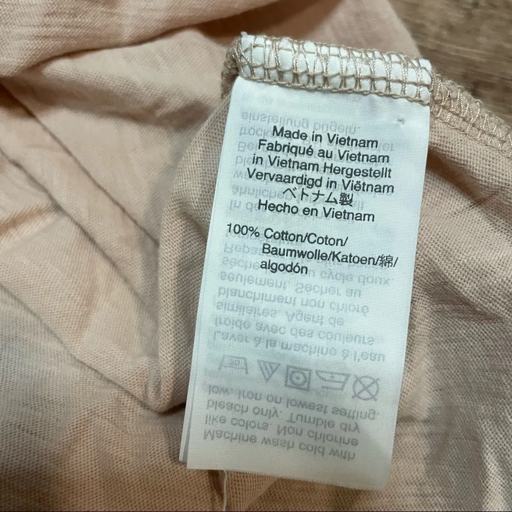Madewell: Whisper Cotton Ringer Light Pink Size Medium - Image 3