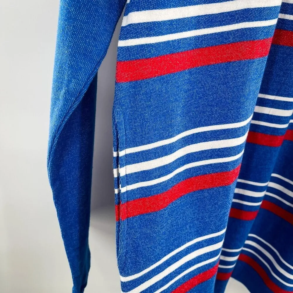 2/$30 Kansas Jayhawks Womens NCAA Fleece Tunic Long Sleeve Top Shirt Large Uni… Blue - Image 7