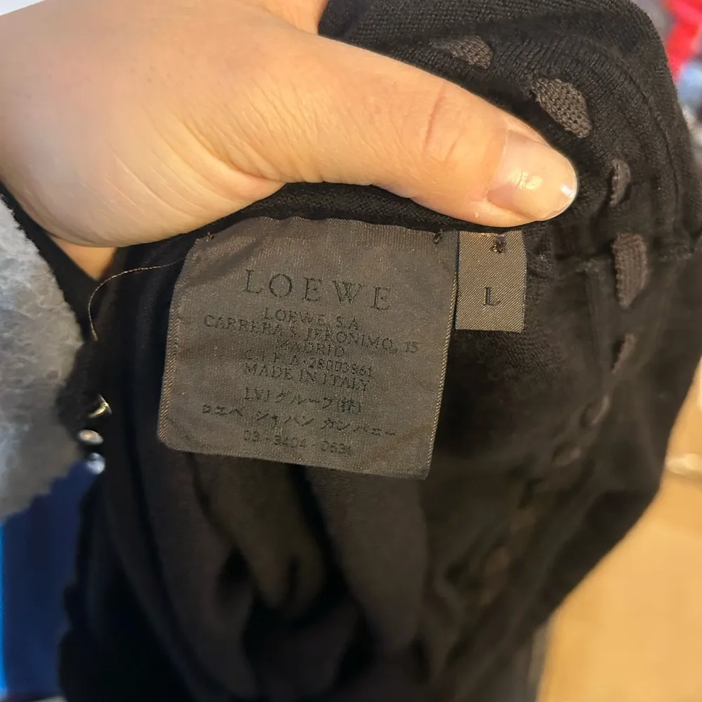 Loewe Wool Cashmere Turtleneck Bow Sweater - Image 4