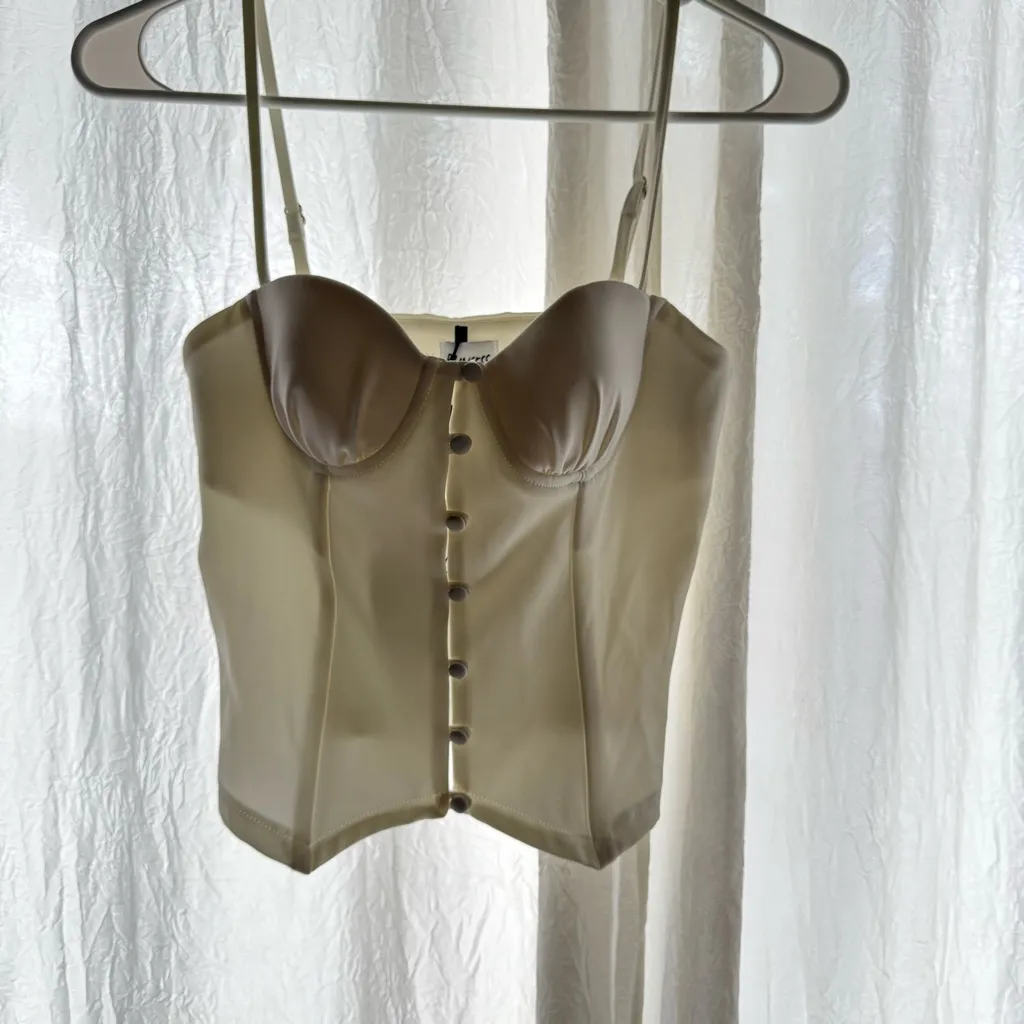 Princess Polly White Corset Top NWT - Image 6