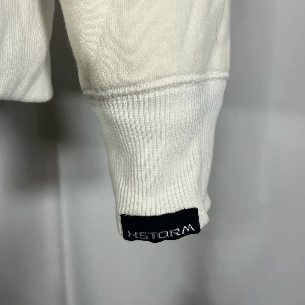 Under Armour Charged Cotton Storm Women’s Full Zip Hoodie w/Fleece Lining White Size M - Image 4