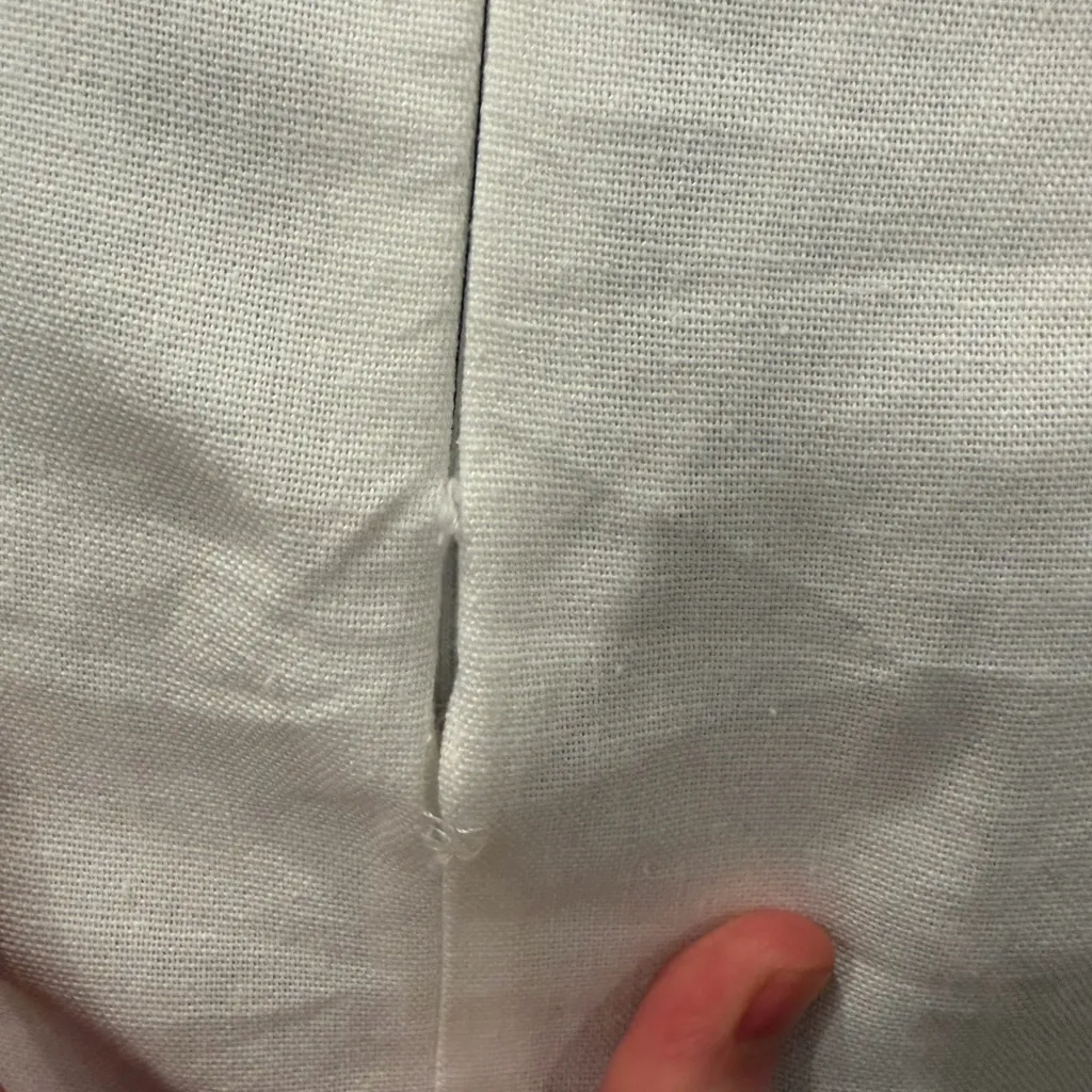 NWT Princess Polly The Villa White Long Sleeve Mini Dress Size 4 FLAW Old Money - Image 10