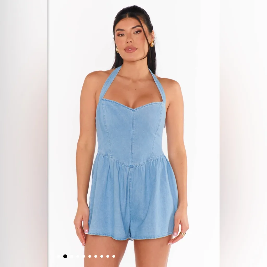 Show Me Your MuMu Romee Halter Romper - Image 2