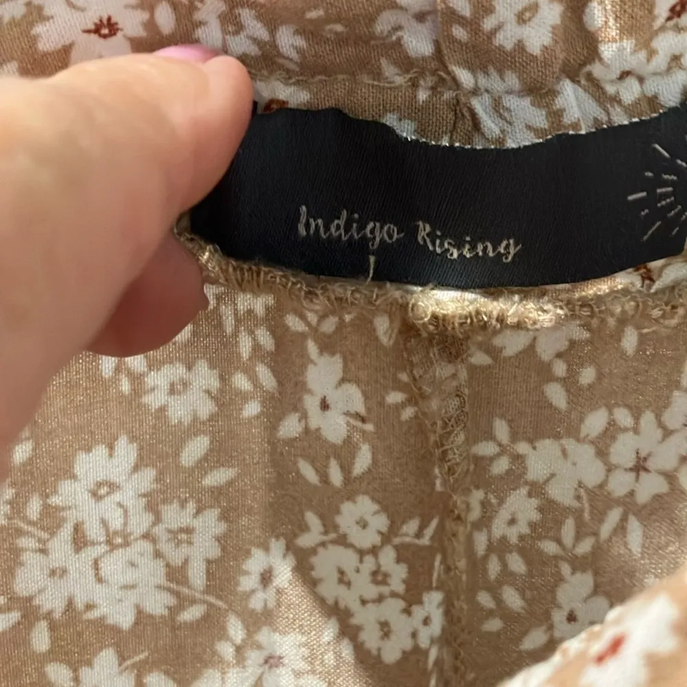 Indigo Blue Cream Maxi Skirt - Image 6