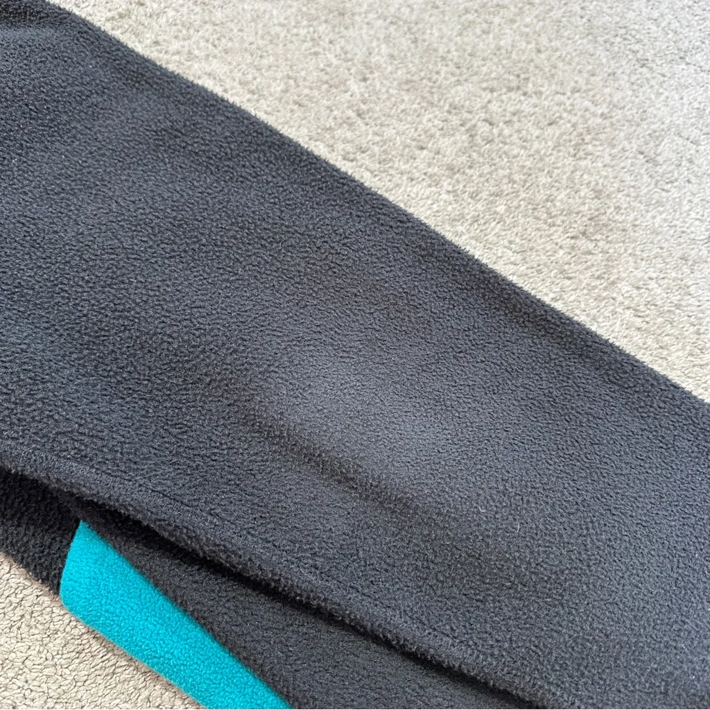 REI Women’s Vintage Made in USA Fleece Jacket 1/2 Zip Pullover Retro Size L Black Size L - Image 16