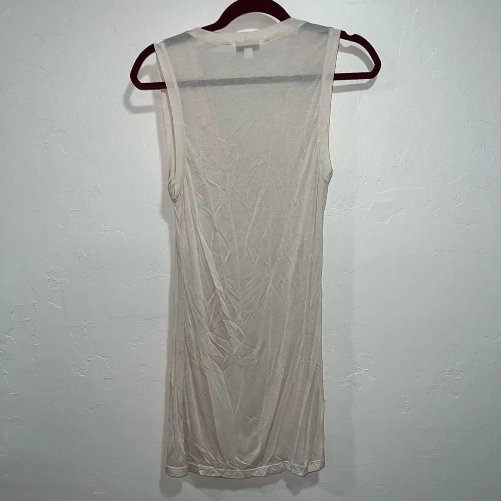 Cabi Pale Pink Sheer mini dress - Image 2