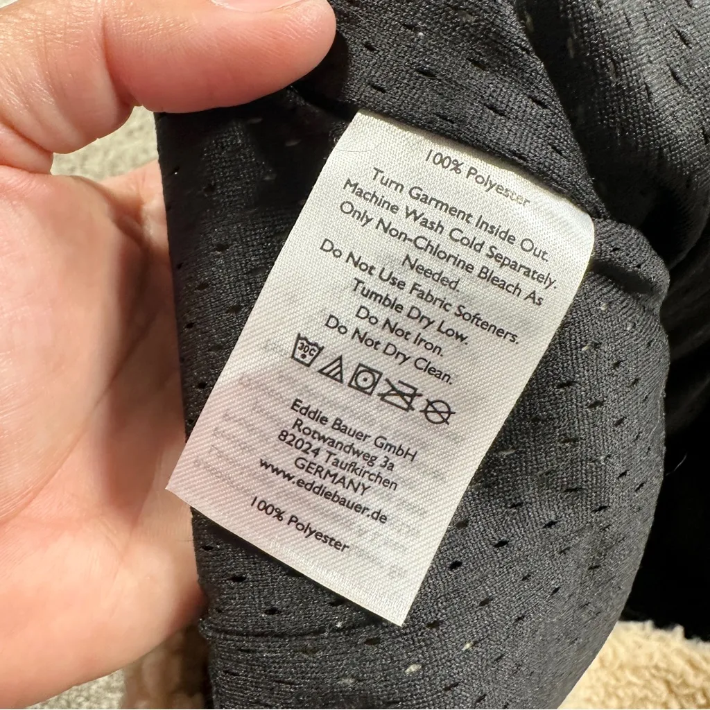 Eddie Bauer Women’s Chilali Fleece Full Zip Jacket Hooded Sherpa in Beige 2XL - Image 10