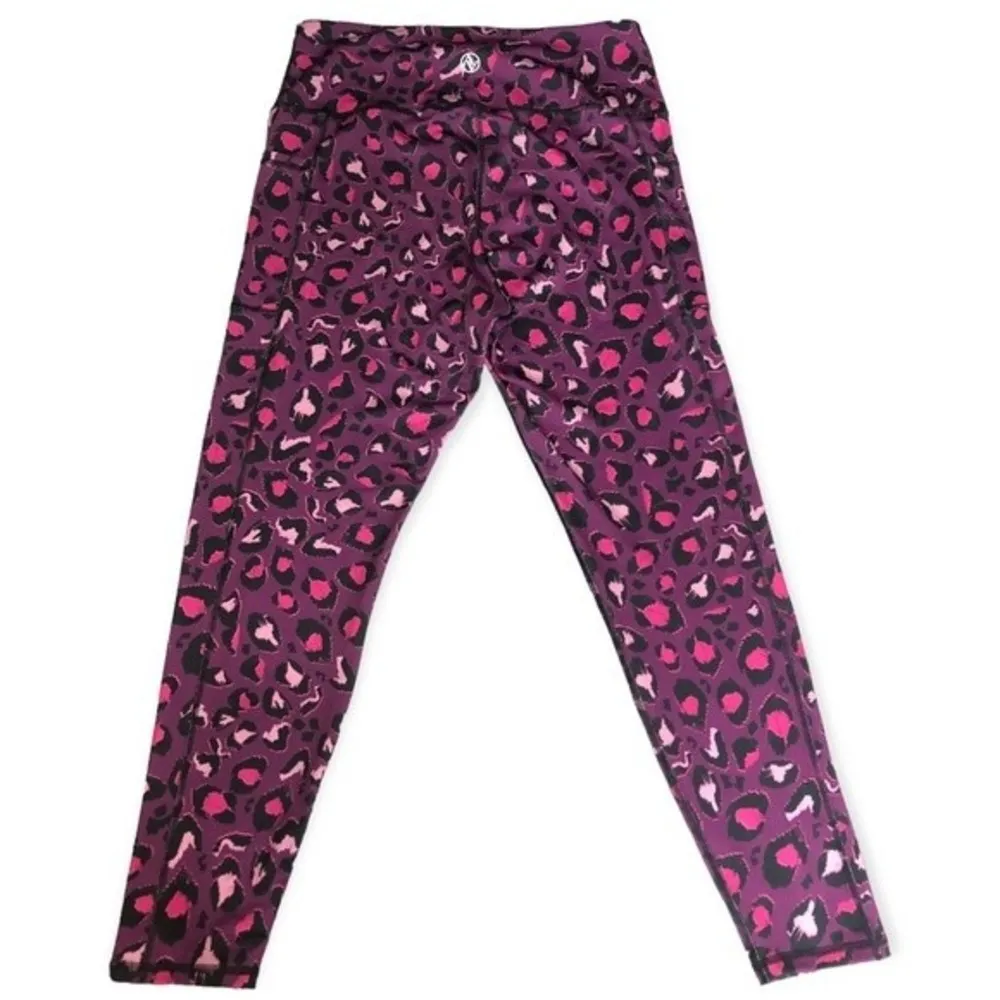 Adrienne Vittadini Sport Leopard Print High Rise Leggings - Image 91
