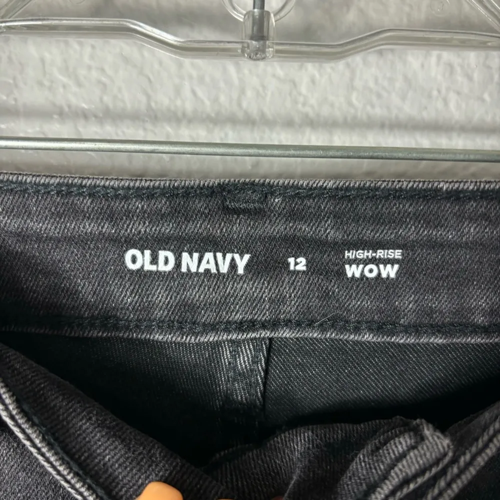 NWT Old Navy High Waisted WOW Light Black Heather Jean Shorts - 3 inch inseam 12 - Image 5
