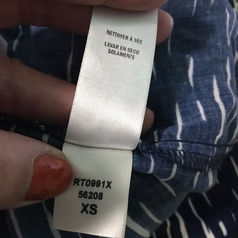 Splendid Button Down Tie Top SzXS - Image 6