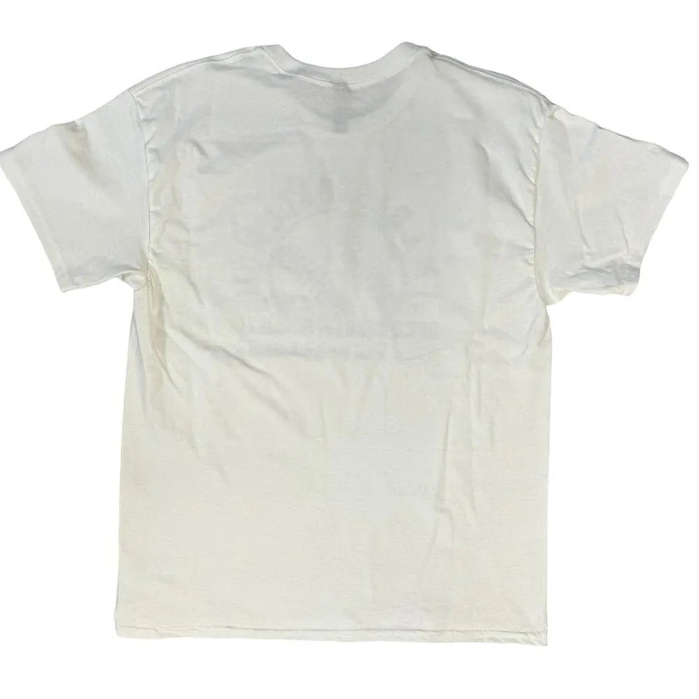 Softball Home Plate Social Club Small Womens White T-Shirt Short Sleeve - Image 4