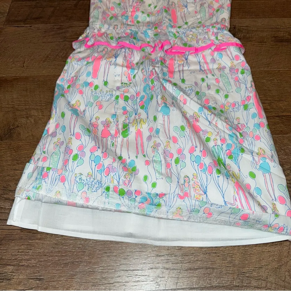 Lilly Pulitzer 💫 Holy Grail 💕 Sleeveless Peplum Lowe Shift Dress in Pop - Image 8