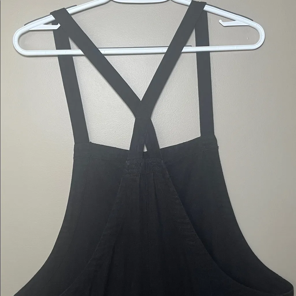 BDG Urban Outfitters Jumpsuit Overalls Womens Black Linen Blend Medium - Image 5