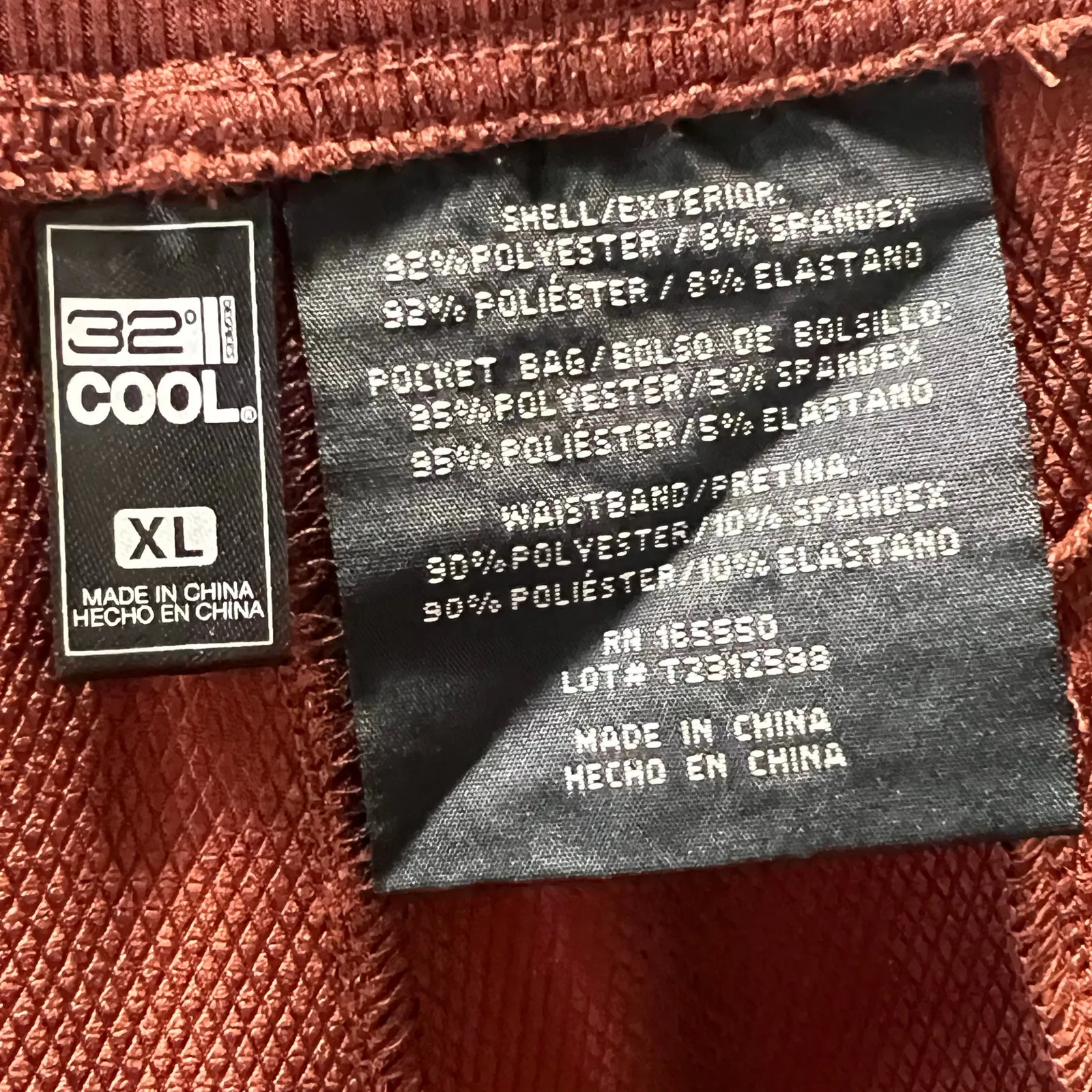 32 Degrees Cool Pants Womens XL Brown Sable Pull On Pockets Soft Stretch Casual - Image 15