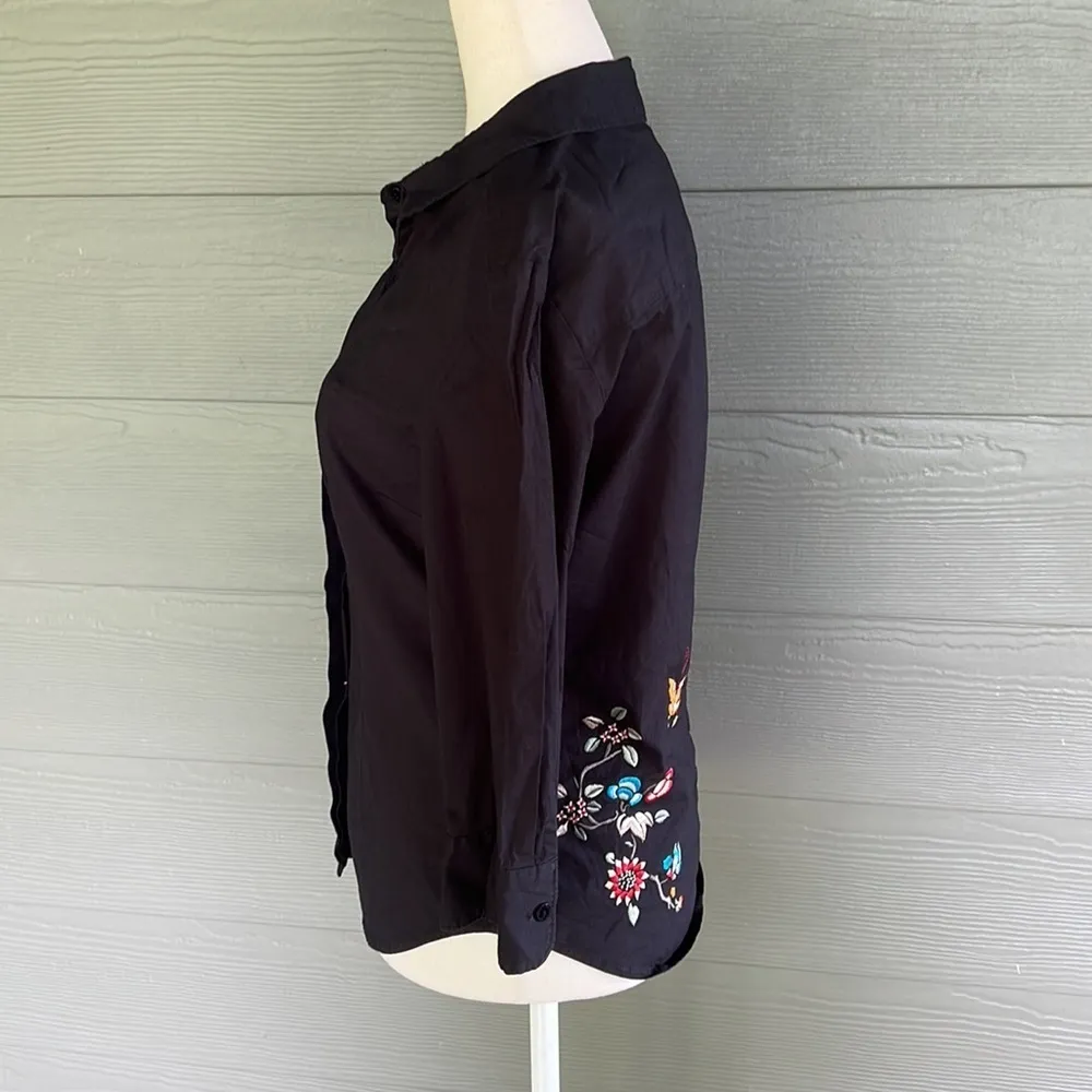 Express Embroidered Button Up Shirt - Image 6