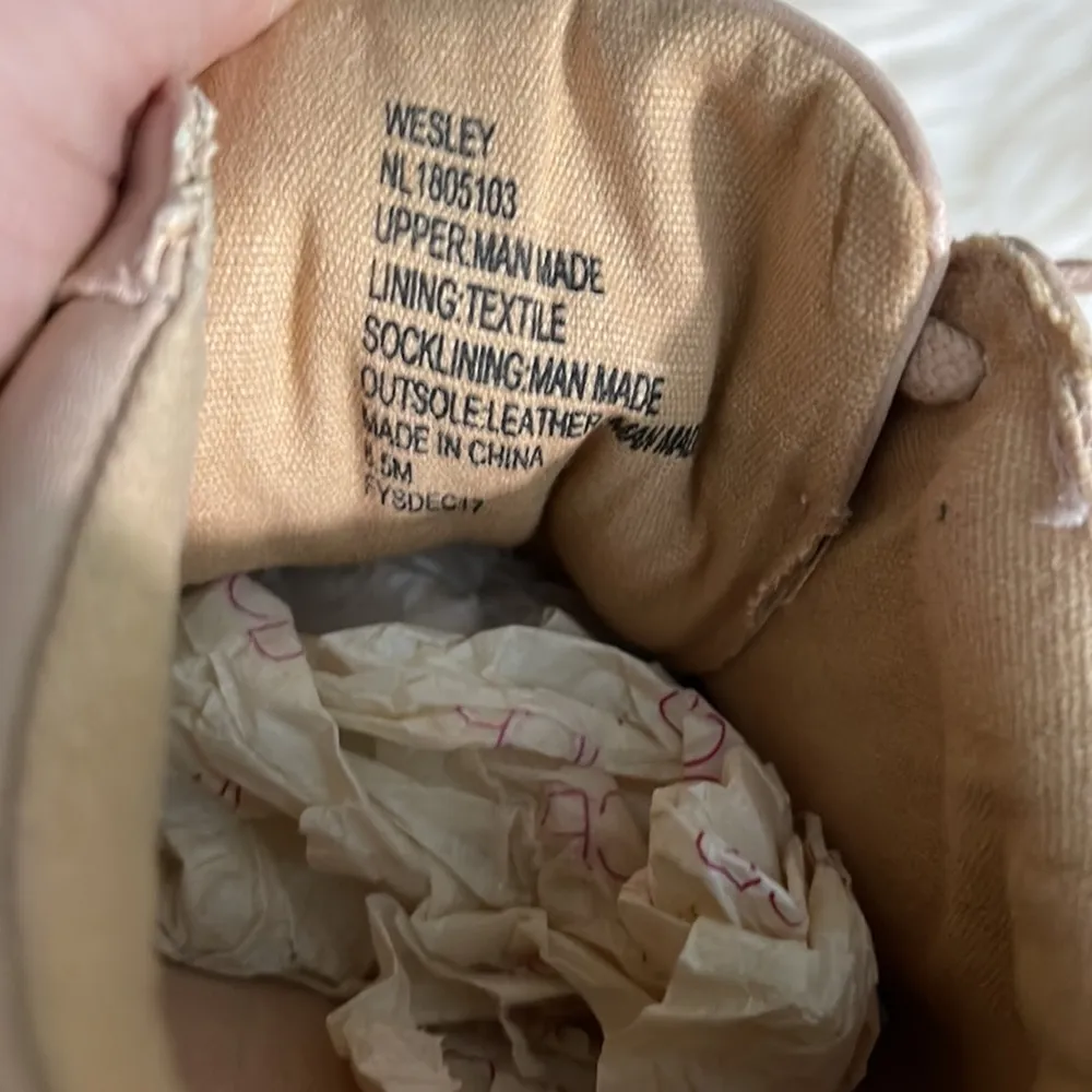 Nanette Lepore Wesley Blush Floral Leather Women's Lace Up Sneakers Size 8.5 - Image 12