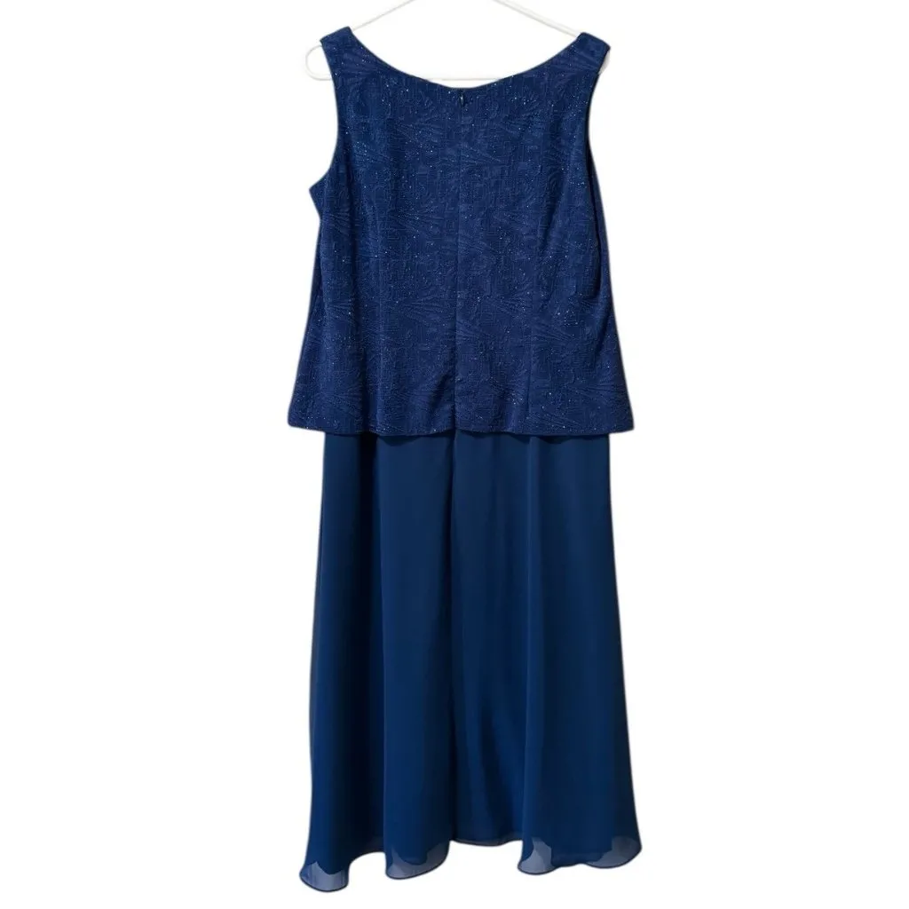 Alex Evenings Tiered Gown Cami Top Sz 14W Formal Wedding Guest Mother‎ Of Bride - Image 4