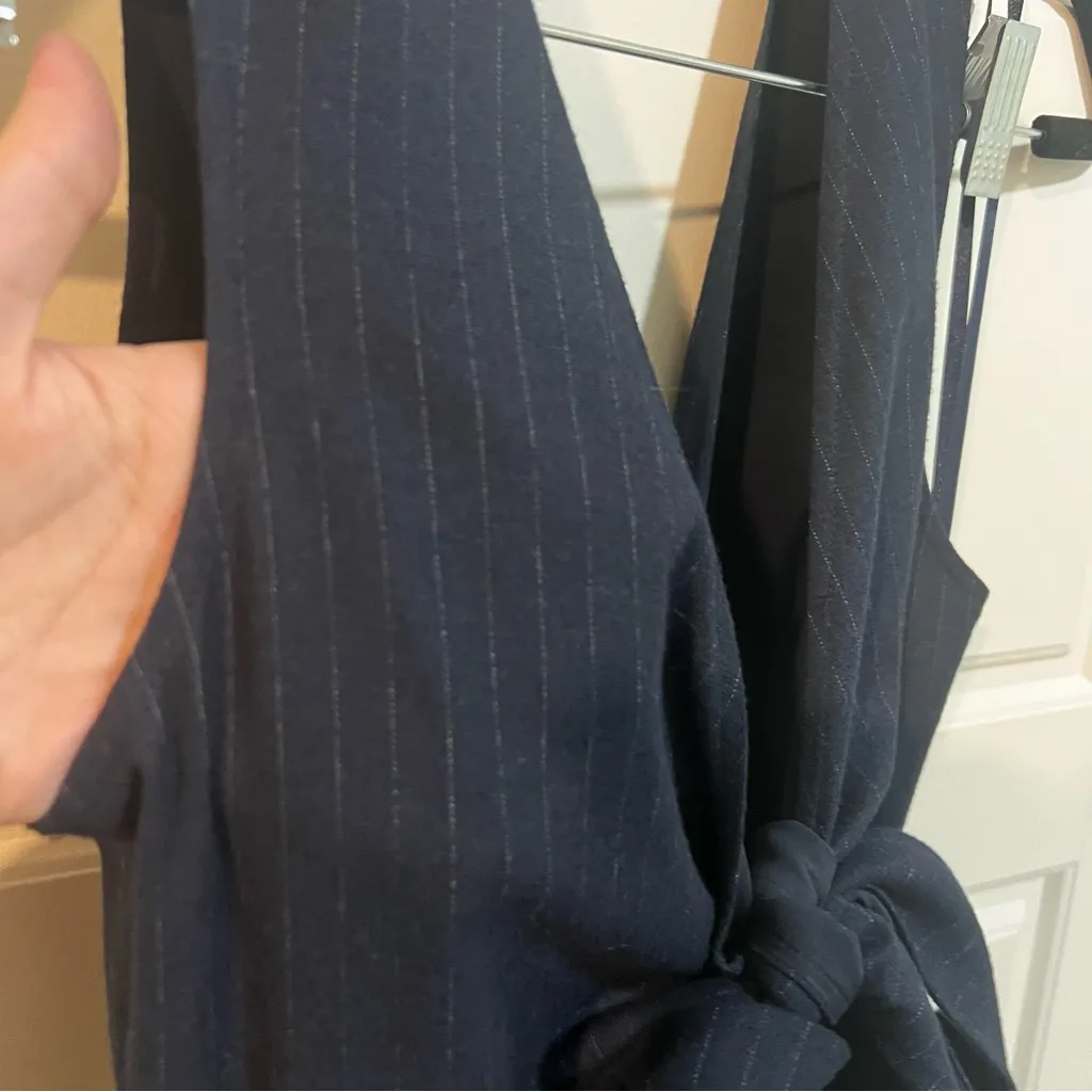 Club Monaco Pinstripe Jumpsuit - Image 3