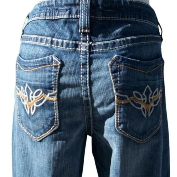 Cache Denim Embroidery Embellished Jean Pant Ankle Crop Stretch New NWT $98 - Image 2