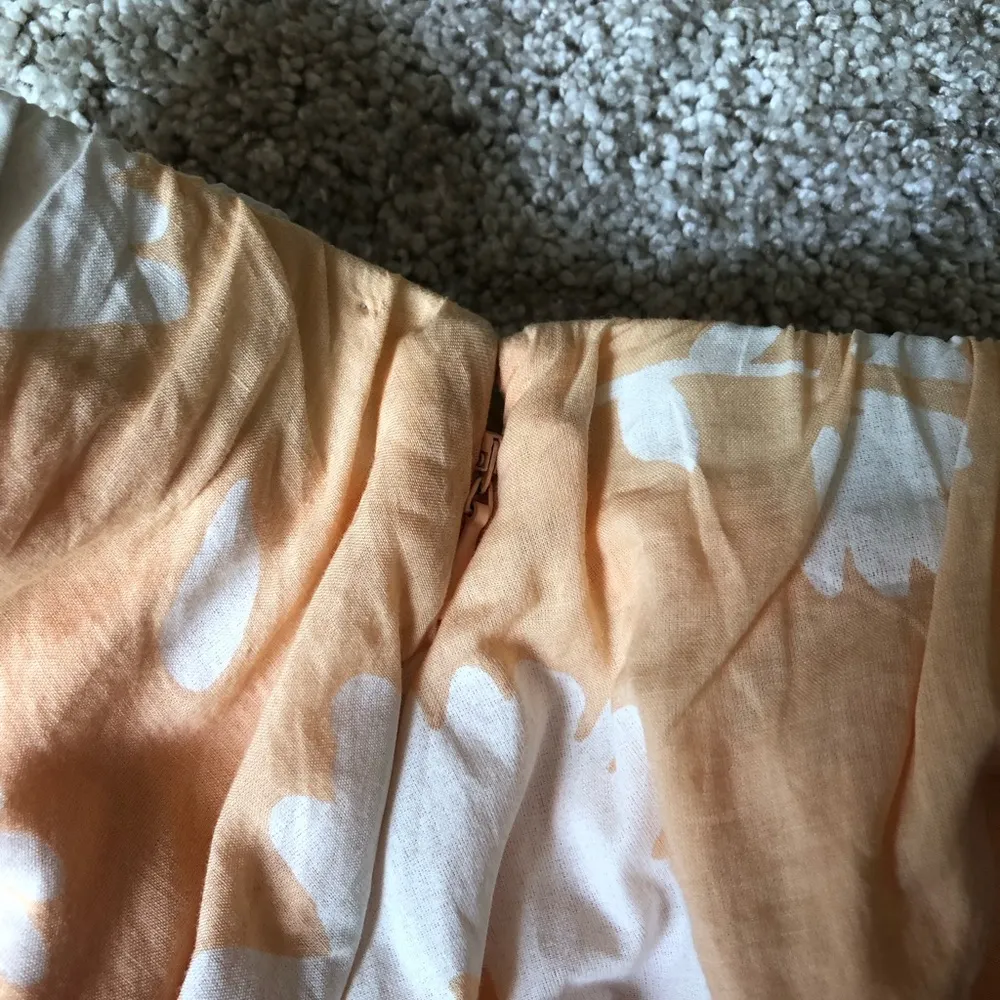 New American Eagle Outfitters Boho Hawaiian Beach Peach floral Mini Skirt sz XS - Image 8