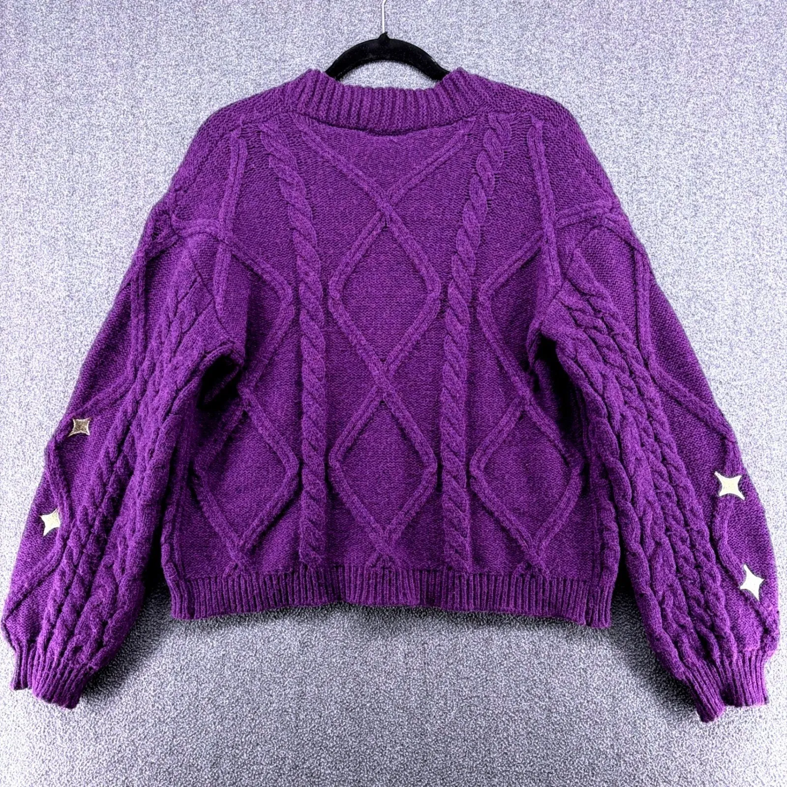Taylor Swift Speak Now Taylor's Version Oversized Purple Cardigan Sweater XS/S - Image 6
