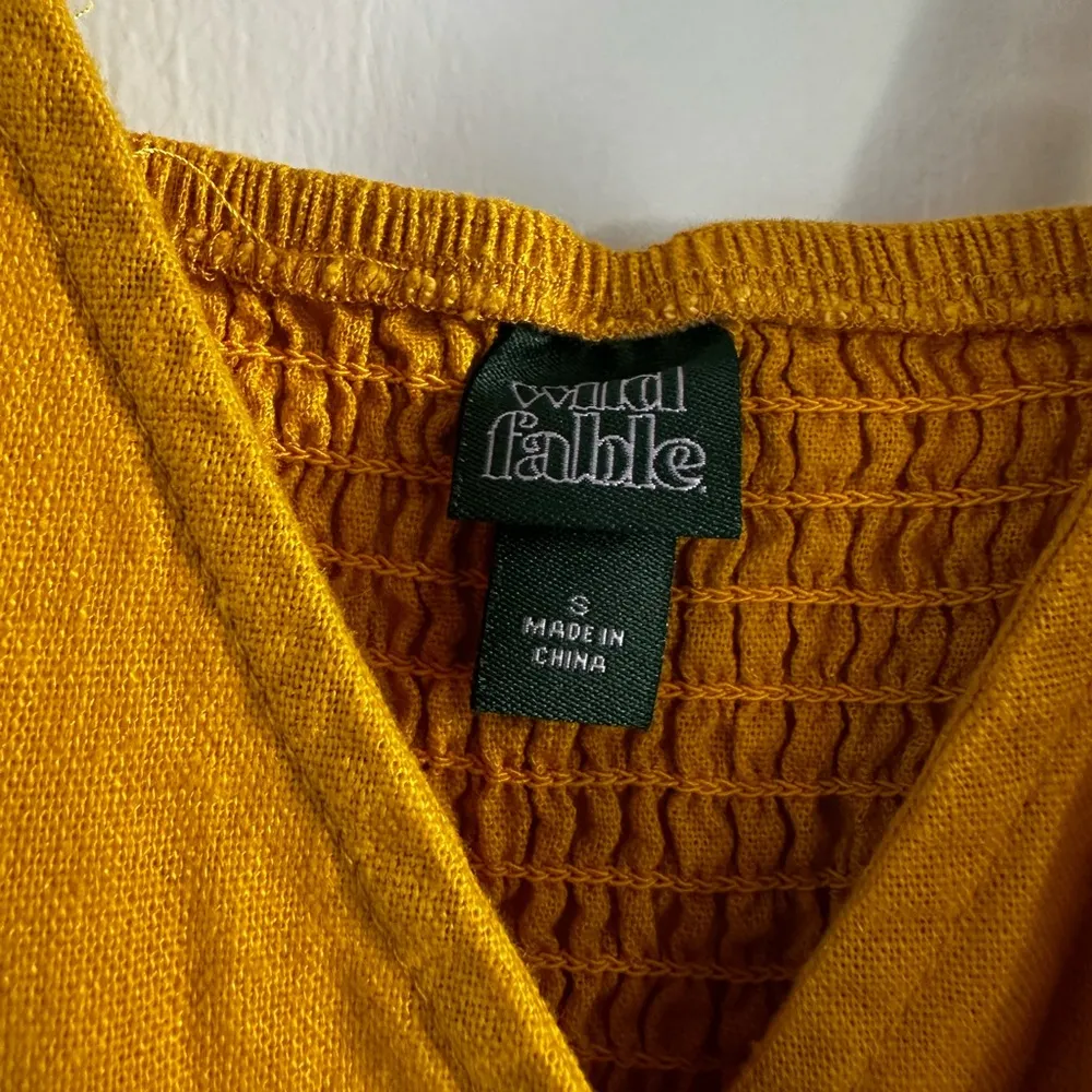 Wild Fable Yellow Linen Dress - Image 2