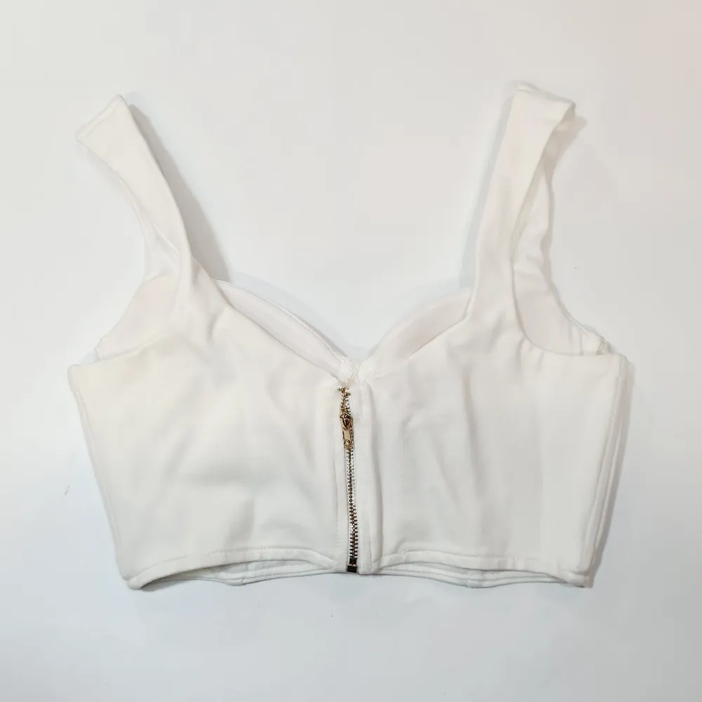 superdown  Wren Bustier Top in White - Image 10