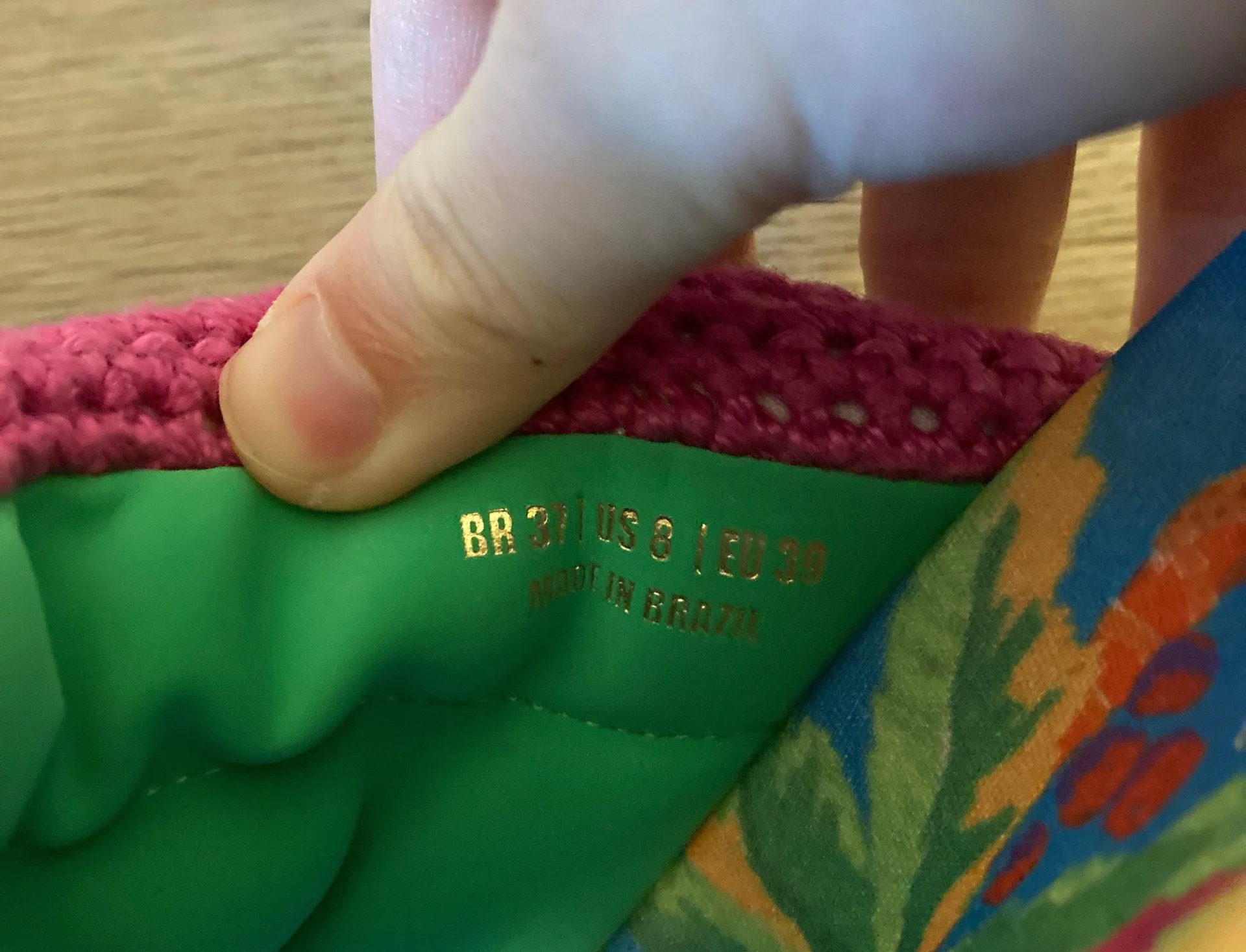 Blue Macaw Crochet Anatomic Platform Slide Sandal Size 8 NWT - Image 10