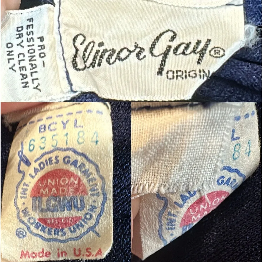 VTG 70s Blue Bucolic Maxi Dress Bow Accent Boho Hippie Victorian Edwardian XS - Image 13