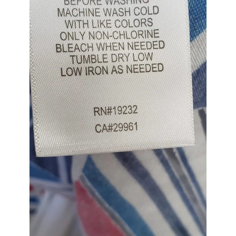 Alfred Dunner Women Multicolor Rayon Collared Long Sleeve Buttons Down Shirt 24W - Image 9