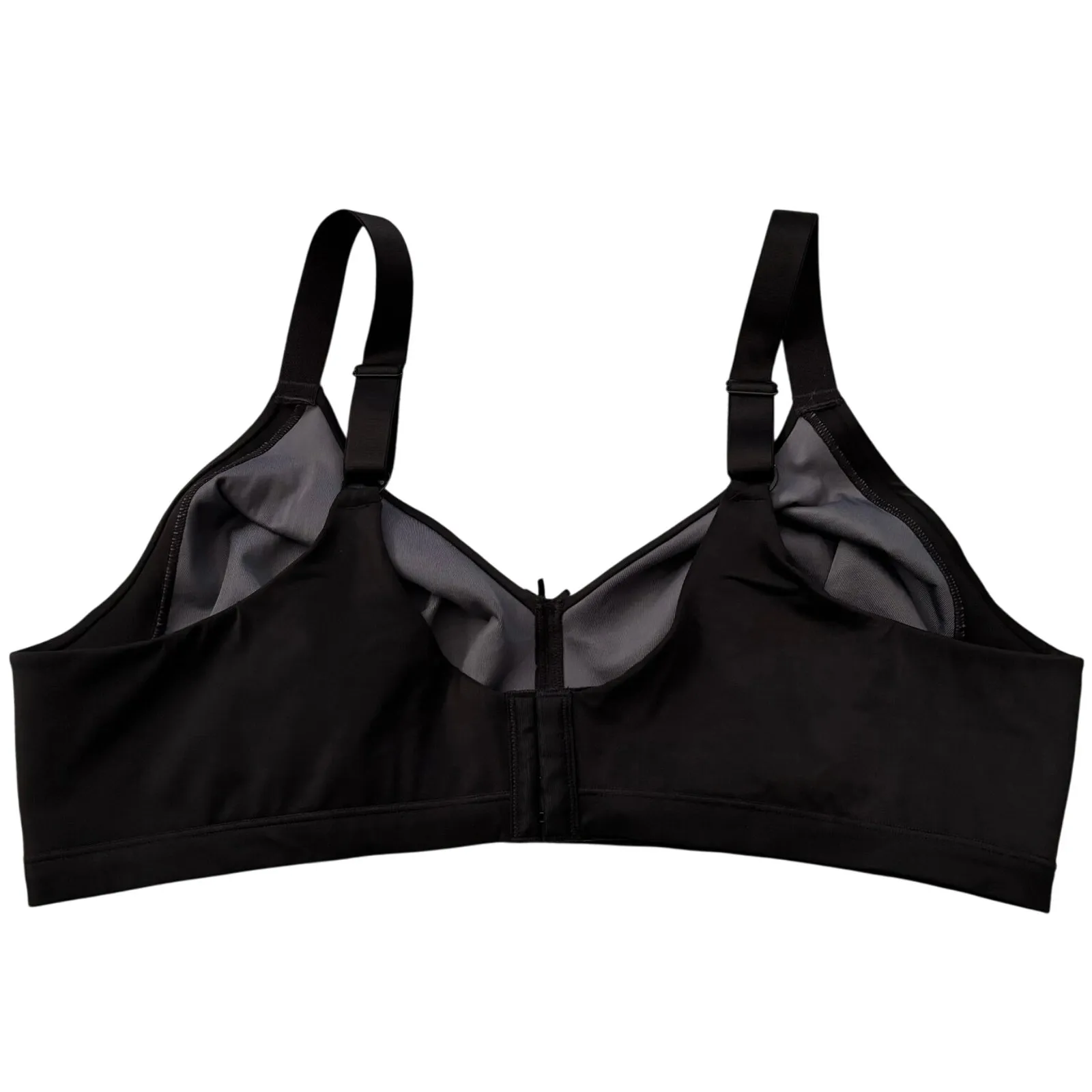 Wonderbra Plus Size 46C Back & Side Smoothing Wirefree Bra Black - Image 3