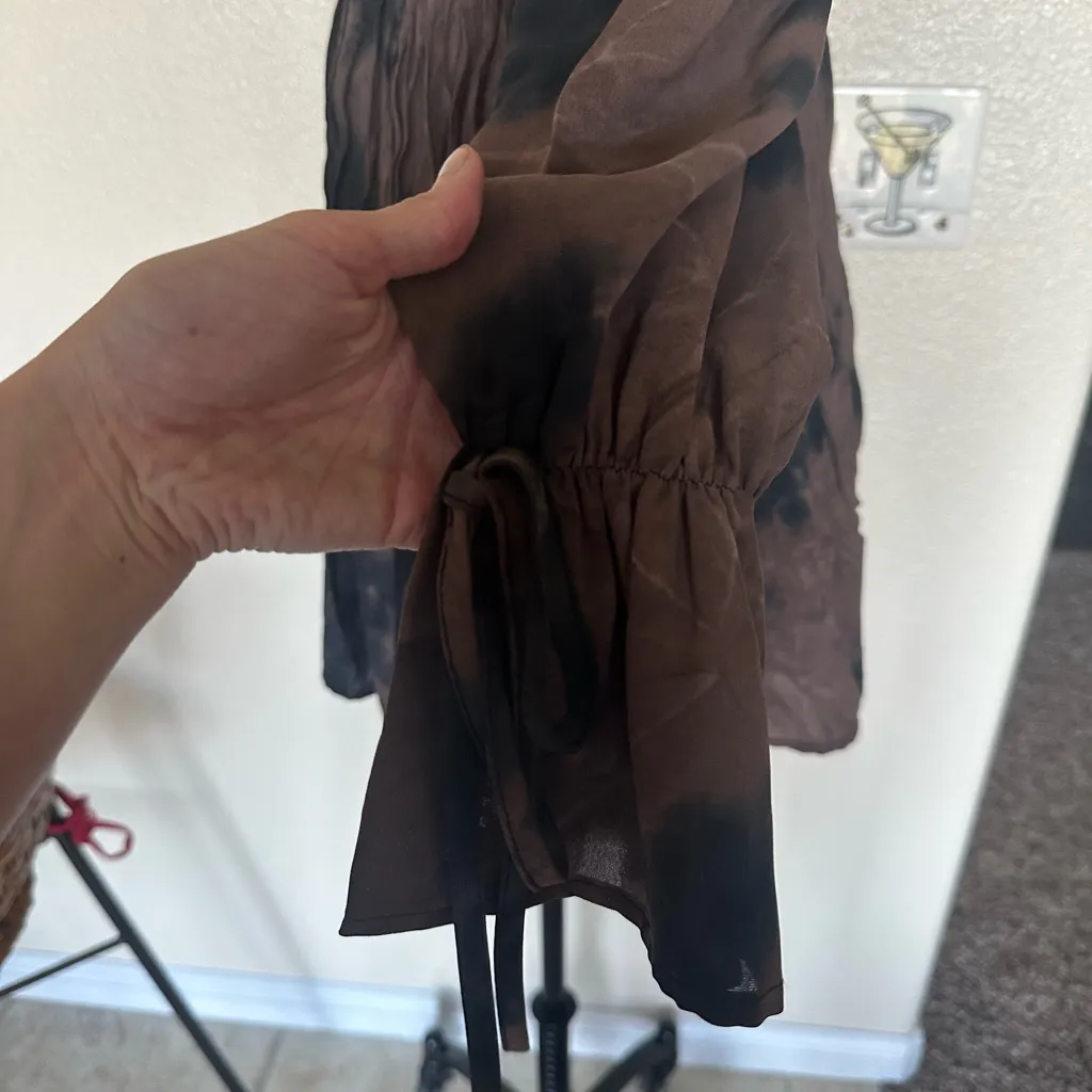 NWOT tie dye long sleeve dress - Image 4