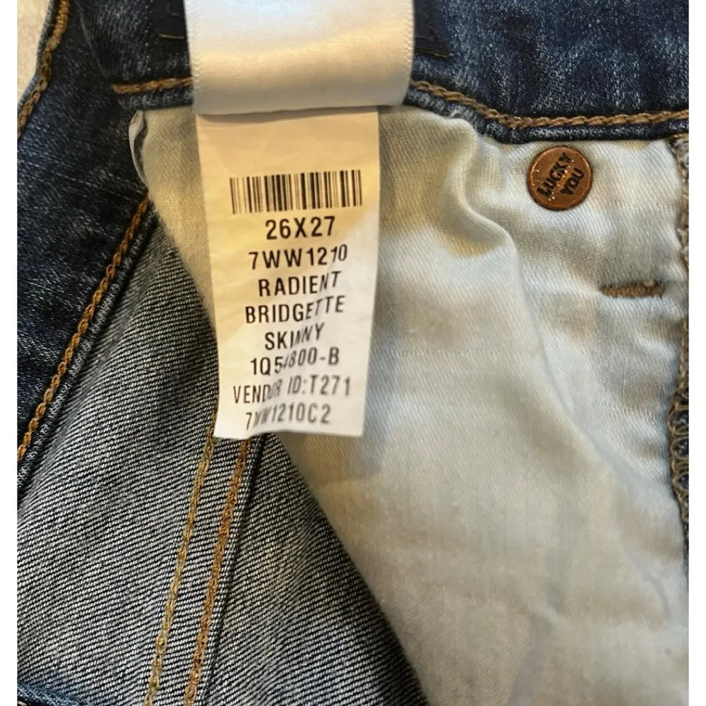 Lucky Brand Womens High Rise Bridgette Skinny Ankle Jean, Sz 2/26 - Image 16