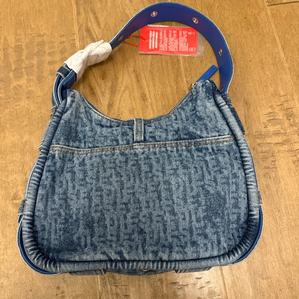 NWT Diesel BLUE Denim ‘ILE’ shoulder bag - Image 5
