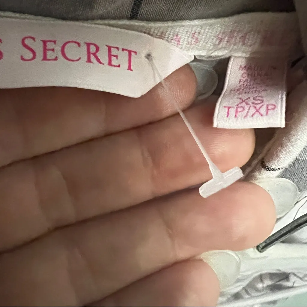 Victoria's Secret Plaid Sleep Shirt XSMALK PINK - Image 8