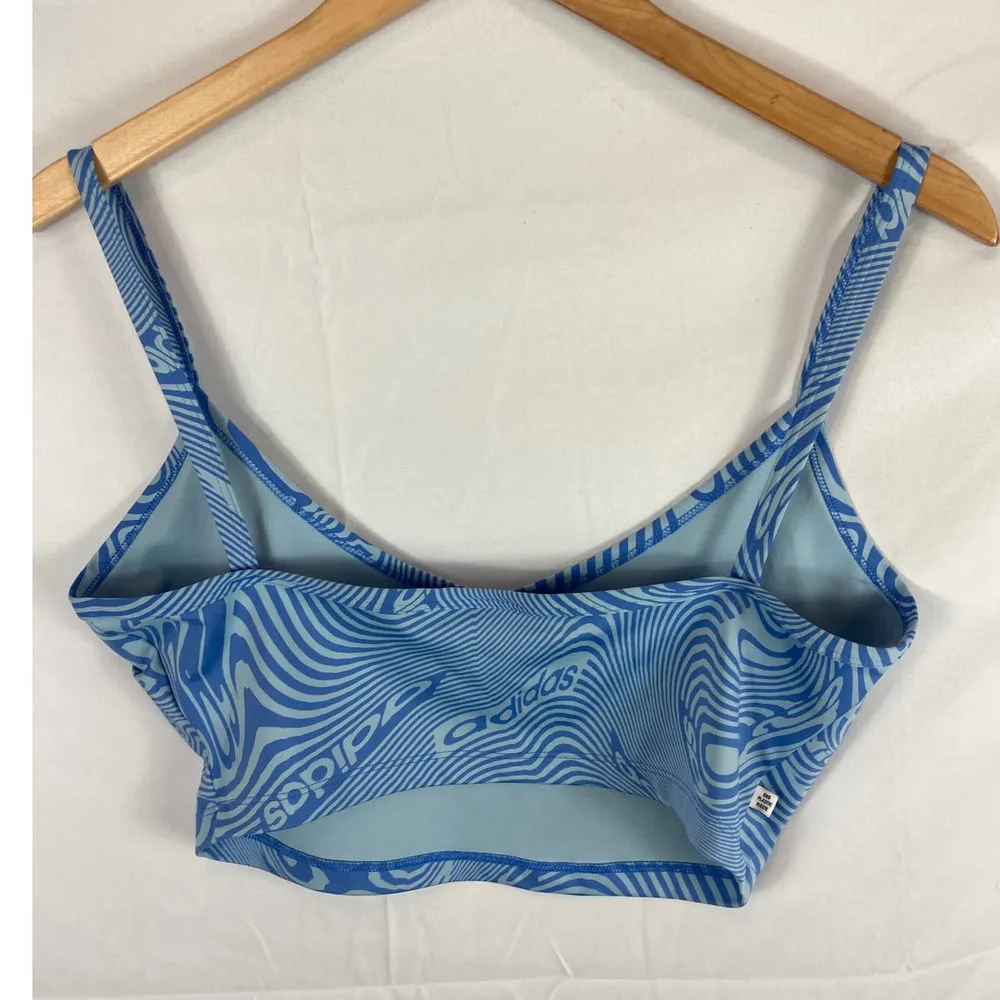 Adidas Aop Bra Top Blue Size Medium - Image 5