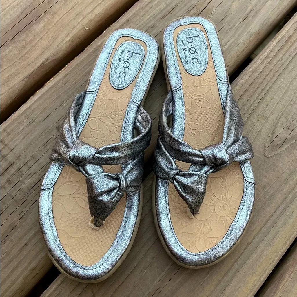 b.o.c. Women's Sandals🌷🌷 Silver Size 6 - Image 3